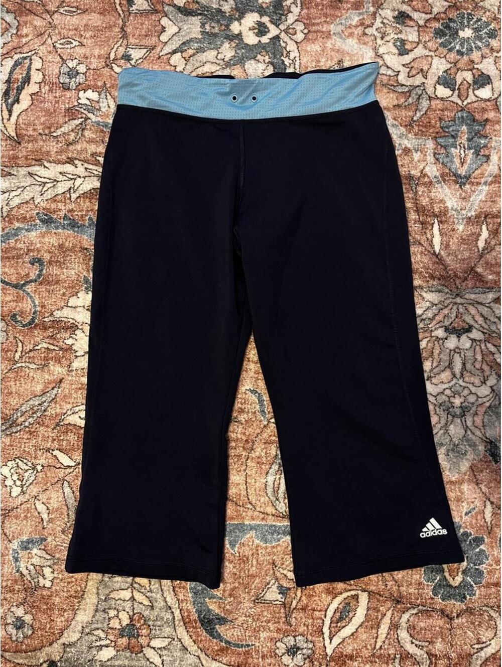 Adidas Women's Navy and Blue Legging